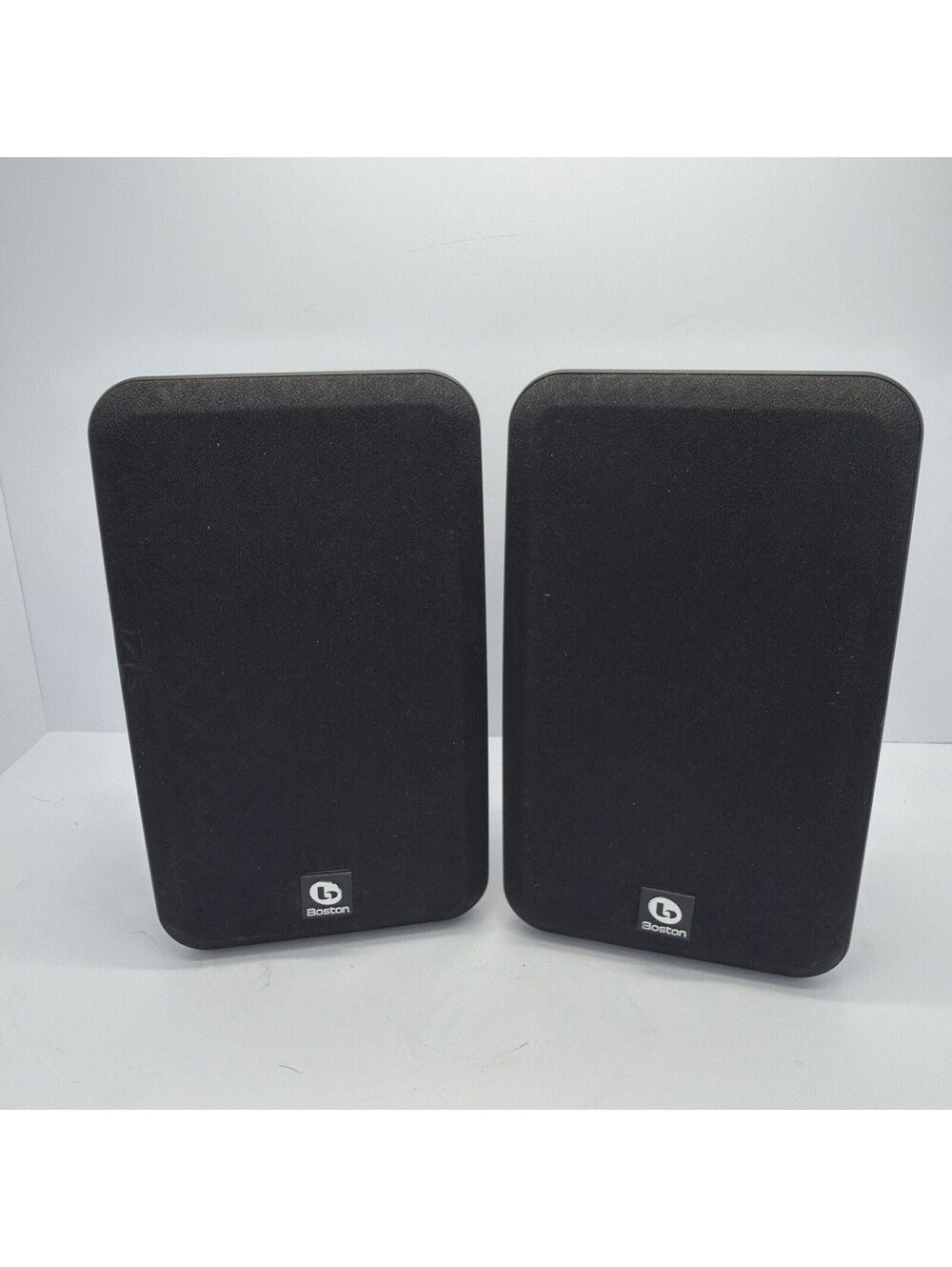 Set of 2 Boston MCS 160 Speakers Black Satellite Bookshelf Speakers Tested